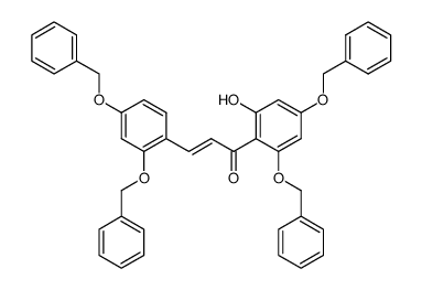 2,4,4',6'-tetrakis(benzyloxy)-2'-hydroxychalcone Structure