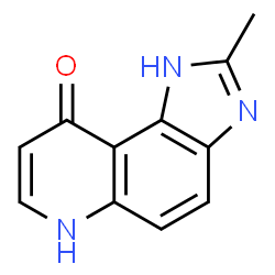 9H-Imidazo[4,5-f]quinolin-9-one,1,6-dihydro-2-methyl-(9CI)结构式