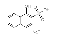 Sodium 1-hydroxynaphthalene-2-sulphonate结构式