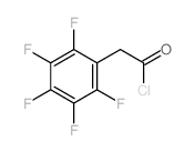 Benzeneacetyl chloride,2,3,4,5,6-pentafluoro- Structure