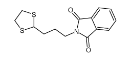 2-[3-(1,3-dithiolan-2-yl)propyl]isoindole-1,3-dione结构式