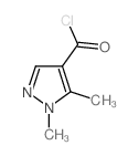 1,5-二甲基-1H-吡唑-4-羰酰氯结构式