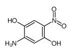 2-AMINO-5-NITRO-1,4-BENZENEDIOL structure