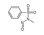 N-methyl-N-nitrosobenzenesulfonamide Structure