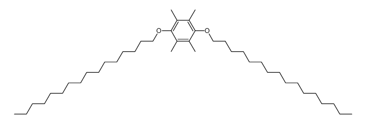 1,4-bis-hexadecyloxy-2,3,5,6-tetramethyl-benzene结构式