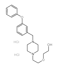 2-[2-[4-[(3-苯氧基苯基)甲基]-1-哌嗪基]乙氧基]乙醇图片