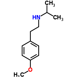 N-[2-(4-Methoxyphenyl)ethyl]-2-propanamine Structure