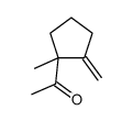 1-(1-methyl-2-methylidenecyclopentyl)ethanone Structure