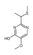 5-methoxy-2-(1-methylsulfanylethyl)-1H-pyrimidin-6-one结构式