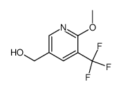 6-METHOXY-5-(TRIFLUOROMETHYL)-3-PYRIDINEMETHANOL Structure
