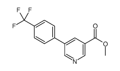 methyl 5-(4-(trifluoromethyl)phenyl)pyridine-3-carboxylate structure
