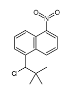 1-(1-chloro-2,2-dimethylpropyl)-5-nitronaphthalene Structure