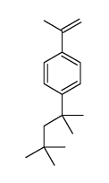 1-prop-1-en-2-yl-4-(2,4,4-trimethylpentan-2-yl)benzene结构式