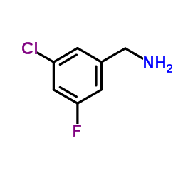 3-氯-5-氟苄胺结构式
