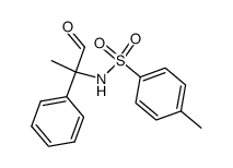 (+)-2-phenyl-2-(tolyl-4-sulfonylamino)propionaldehyde结构式