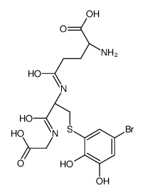 6-(glutathion-S-yl)-4-bromocatechol结构式