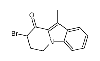 8-bromo-6,7,8,9-tetrahydro-10-methylpyrido(1,2-a)indol-9-one结构式
