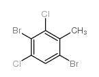 1,4-Dibromo-3,5-dichloro-2-methylbenzene Structure
