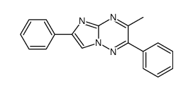 3-methyl-2,6-diphenylimidazo[1,2-b][1,2,4]triazine Structure