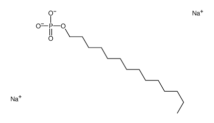 1-Tetradecanol, phosphate, sodium salt Structure
