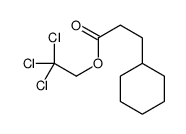 2,2,2-trichloroethyl 3-cyclohexylpropanoate Structure