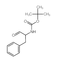 tert-Butyl N-(1-benzyl-2-oxoethyl)carbamate结构式