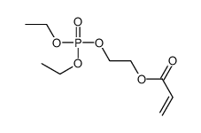2-diethoxyphosphoryloxyethyl prop-2-enoate结构式