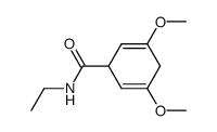 3,5-dimethoxy-cyclohexa-2,5-dienecarboxylic acid ethylamide Structure
