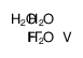 vanadium,trifluoride,trihydrate Structure