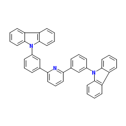 2,6-双( (9H-咔唑-9-基)-3,1-亚苯基)吡啶图片