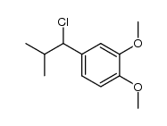 α-isopropyl-veratryl chloride Structure