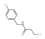 3-氯-N-(4-氯苄基)丙胺结构式