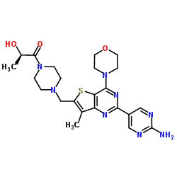 (R)-1-[4-[[2-(2-Aminopyrimidin-5-yl)-7-Methyl-4-(Morpholin-4-yl)thieno[3,2-d]pyrimidin-6-yl]Methyl]piperazin-1-yl]-2-hydroxypropan-1-one picture