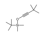 tert-butyl-(3,3-dimethylbut-1-ynoxy)-dimethylsilane Structure