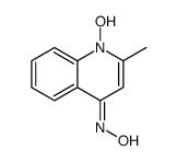 (4E)-4-(Hydroxyimino)-2-methyl-1(4H)-quinolinol结构式