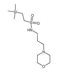 N-(3-morpholinopropyl)-2-(trimethylsilyl)ethanesulfonamide Structure