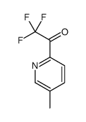 2,2,2-三氟-1-(5-甲基吡啶-2-基)乙酮结构式