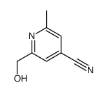 2-羟基甲基-6-甲基-异烟腈结构式
