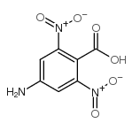4-氨基-2,6-二硝基苯甲酸结构式