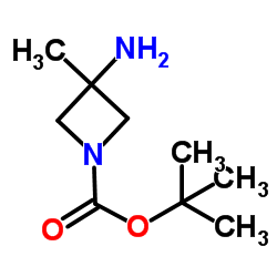 tert-butyl 3-amino-3-methylazetidine-1-carboxylate Structure
