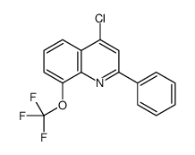 4-Chloro-2-phenyl-8-trifluoromethoxyquinoline Structure