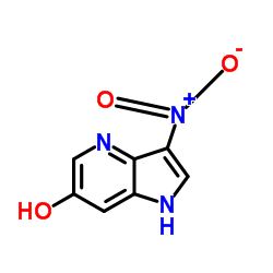 6-Hydroxy-3-nitro-4-azaindole Structure