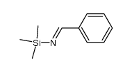 (E)-N-benzylidene-1,1,1-trimethylsilanamine结构式