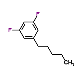 1,3-Difluoro-5-pentylbenzene Structure