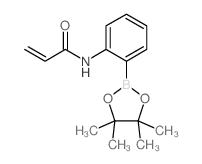 2-丙烯酰胺基苯硼酸频哪醇酯结构式