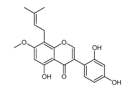 7-O-methyl-2,3-dehydrokievitone Structure