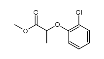 2-(2-chlorophenoxy)propanoic acid methyl ester结构式