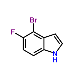 4-Bromo-5-fluoro-1H-indole Structure