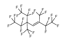 EZ-4H-heneicosafluoro-3,5-dimethyl-5-ethylhept-3-ene结构式