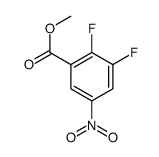 methyl 2,3-difluoro-5-nitrobenzoate Structure